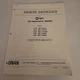 Onan Parts Catalog CCK Industrial Engine Postal Vehicle Application 1968 VTG