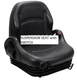 SUSPENSION MOLDED SEAT W SWITCH CATERPILLAR P4000 P5000 P6000 P3000 P3500 C5000