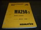 Komatsu WA250-3L Wheel Loader Operator Maintenance Manual User Guide A70001-