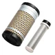 Outer & Inner Air Filter Kit for Kubota ZG227 F2690 RTV400 RTV500 U15 U17 U25S