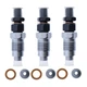 3PCS Fuel Injector 16082-53001 for Kubota KX91-3 KX91-3S KX91-3S2 U35 U35-S2