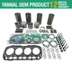 Engine Overhaul Kit for Volvo Engine D3.4 D3.4DCAE3 D3.4A Loader MC90B MC110B