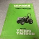 Yanmar YM186 YM186D Diesel Tractor Parts Catalog