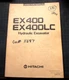 HITACHI EX400 LC Crawler EXCAVATOR Operator Owner Operation Maintenance Manual