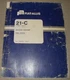 FIAT ALLIS 21-C CRAWLER TRACTOR DOZER FINAL DRIVES SERVICE SHOP REPAIR MANUAL
