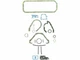 For 1950-1952 International LM120 Conversion Gasket Set Felpro 17757WT 1951