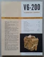 Cummins Diesel V6-200 Engine Brochure 1963