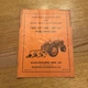 Allis Chalmers WD-52 WD-53 Pickup Plow Operator's Manual