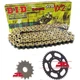 FITS Honda CB500 F/FA-D,E,F,G,H 2013-17 DID GOLD VX2 X-Ring Chain & Sprocket Kit