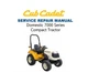 Cub Cadet Domestic 7000 Compact Tractor Service Repair Manual | USB & Link