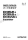 HITACHI EX135UR-5 EX135US-5 EX140US-5 Excavator Parts Catalog Manual