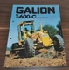 Galion T-600-C Motor Grader Specifications Brochure Prospekt