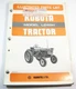 Kubota L245H Tractor Parts Manual Book List Catalog
