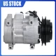A/C Compressor For Kioti Tractor DV9 1GRV 12V T5525-50814 TE160023A