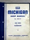 1966 Clark Michigan Shop Manual No 2255-R1 2000 Series Transmission