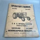 Minneapolis-Moline M602 604 Tractor Operator's Manual S-337