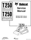BOBCAT T250 COMPACT TRACK LOADER OPERATORS & SERVICE REPAIR SHOP MANUAL PDF USB