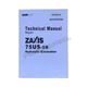HITACHI ZAXIS 75US-5N EXCAVATOR REPAIR SERVICE MANUAL
