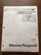 Massey Ferguson Perkins 4.41 Series Diesel Engines Service Manual 1449746M1