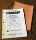 Kubota G4000 Rotary Tiller Operators & Parts Manual G32000 G4200 G5200H Tractor