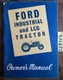 Ford 2000 4000 Industrial & LCG Tractor Owner's Operator's Manual SE 8741 8/62