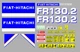 Fiat-Hitachi FR 130.2 adhesive decals, Complete kit