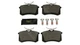 Rear axle HART 248 864 brake pad set, disc brake for Audi, Citro&euml;n, DS, Fiat