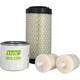 Engine Oil Fuel Air Filter Kit Fit for Kubota ZD28 BX2200 BX2660 Tractor