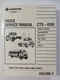 International Navistar CTS-4260 Truck Service Manual Volume 5 2000, 3700, 8000