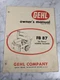 GEHL OPERATOR SERVICE OWNER MANUAL FB 87 HI THROW HOPPER BLOWER 610306 FARM