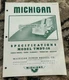 Michigan Model TMDT-16 Shovel Crane Clamshel Dragling Trench Hoe Brochure FCCA25