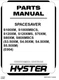 Hyster S100XM, S100XMBCS, S120XM E004 Forklift Parts Catalog Manual PDF USB