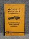 OEM Factory LeTourneau Model C Tournapull Scraper Maintenance & Repair Manual