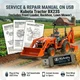KUBOTA BX23S TRACTOR AND FRONT LOADER REPAIR SERVICE REPAIR WORKSHOP MANUAL USB