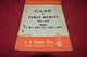 Case Tractor E-7 EH-& EHN-7 EV-7 EVAS-7 EDSC-7 Mower Operator's Manual BASE 