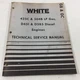 Genuine 1976 White 425C 504B D451 D585 Engines Technical Service Manual 432691