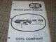Gehl HK 108 Mower Conditioner Dealer's Parts Book