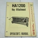 Gehl HA1200 Hay Attachment Operators Manual