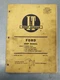 FO-18 I&T SHOP MANUAL FORD TRACTOR'S