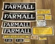 Farmall F-20: Mylar Decal Set McCormick-Deering Tractor International Harvester