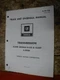 1973 GMC CHEVY TRANSMISSION OVERHAUL MANUAL CLARK MODEL CL325 CL327 5 SPEED