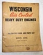 Wisconsin Air Cooled Heavy Duty Engines Book and Parts List Model AENL MM-283-D