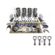 D24 Engine Rebuild Kit Rods oil pump For Doosan Daewoo D24NAP Engine For Bobcat