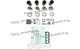 N844 for Shibaura Overhaul Rebuild Kit for Holland 1920 T1530 Tractor Engine