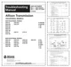 Allison JCB 3000 4000 Series Transmission Troubleshoting Service Manual 9806/...
