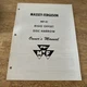 Vintage 1966 Massey Ferguson Mf 41 Rigid Offset Disc Harrow Owners Manual