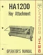 GEHL COMPANY HAY ATTACHMENT HA1200 Form No. 903040 Tractor Operator's Manual