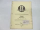 Ford Models 1000 1600 I&T Shop Service Manual