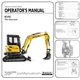 New Holland E37C Mini Excavator Operator's Manual PDF