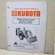 KUBOTA B1630 Front Loader Owner Operator Maintenance Service Parts Manual guide
